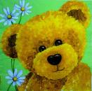 093 Teddy - 3 lagig (grün) - Decor